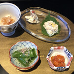 Japanese Restaurant KINZA - 前菜5点盛り合わせ