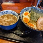 麺楽屋 - つけそば  並    280g     あじ玉     910円