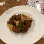 和×中×韓料理 食べ飲み放題 居酒屋 三国団 - 酢豚