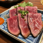 焼肉鍋問屋　志方 - 黒毛和牛タタキ 1,680円