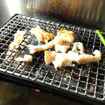 野毛ホルモンセンター - ペラペラ焼きの図