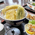 海の幸 魚長 - 穴子一本天丼♪