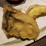 すし源 - 天婦羅（牡蠣、舞茸、しいたけ）