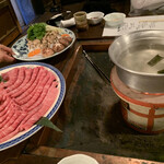 近江肉せんなり亭 伽羅 - 茶しゃぶ