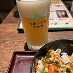 大地の恵み北海道 - つっこ飯＆ビール