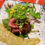 草喰 なかひがし - 阿蘇の赤牛ステーキ