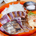 龍神丸 - 料理写真:鰹たたき定食