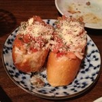 やきとんひなた - フレッシュトマトのブルスケッタ