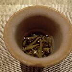 すし みむろ - 秋田産じゅんさい（出汁）