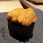 すし みむろ - 馬糞雲丹（有明海苔）