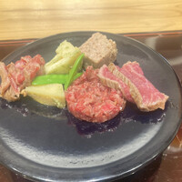 肉料理ふくなが - 前菜盛り合わせ