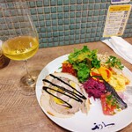 利久のイタリアン CUCINA  - 前菜盛合せとドリンクセット