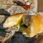 藤乃木ベーカリー - おっと、カラシがに塗ってあった！