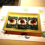 肉匠こば - チャンジャ巻きはあらかじめ巻いてないので韓国海苔のパリパリ食感を楽しめます！！(o^^o)