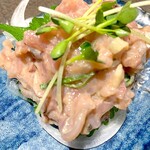 稚内海鮮と地鶏の個室居酒屋 旬蔵 - あじなめろう　680円