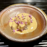 富小路 やま岸 - 金目鯛に胡麻だれ、、、なんて贅沢な(*´◒`*)