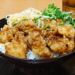 カルビ丼とスン豆腐専門店 韓丼 名古屋柴田店 - 上てっちゃん丼肉1.5倍980円