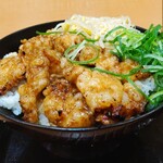 カルビ丼とスン豆腐専門店 韓丼 名古屋柴田店 - 上てっちゃん丼肉1.5倍980円