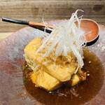 焼鳥エナミ - 揚げたての厚揚げ