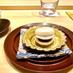 炎水 - 〆は美味しいお茶と最中です　