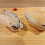 寿司 築地日本海 - アワビ