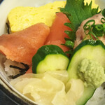 京樽 - まぐろねぎとろ丼；アップ