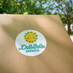 バラッカ・デル・ソーレ - ピザのBOXもオシャレ✧‧˚