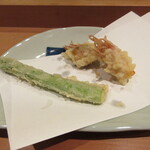 天や - アスパラガス