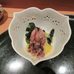 天や - 蛍烏賊と若芽の酢味噌