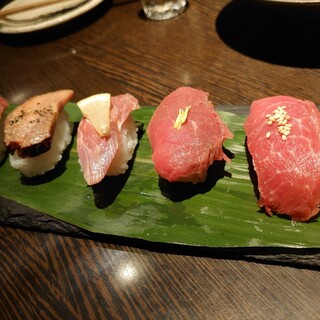 個室 肉寿司と飛騨牛もつ鍋 くずし割烹 たてがみ_1
