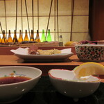 カウンター席の光景