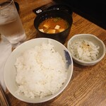 とんかつ ゆたか - 御飯セット