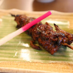 うなぎ お㚙川 - ひれ焼き(200円)