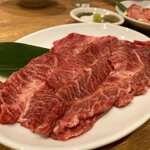 焼肉 牛和華 - ミスジ塩焼き