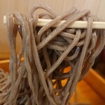 そば処 一庵 - そばアップ