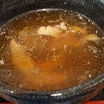 そば処 一庵 - 冷たい肉そばの汁