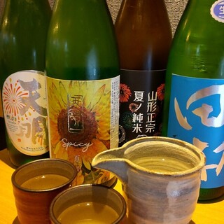 可輕松享用，日本酒和正宗燒酒等酒也很豐富