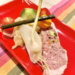 ブラッスリー ギョラン - 長野産　日本ジカのパテ　ド　カンパーニュ　有機野菜のマリネ