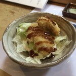 楽座 - お通し。旨い。