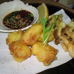 Tempura with minced meat and mushrooms (please try it once)