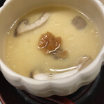 Shikano Yu Hoteru - 水沢牛玉蒸し　紀州梅、ミニコーンなどが入った旨出し餡