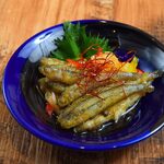 Kagoshima Kibinago pickled in Nanban