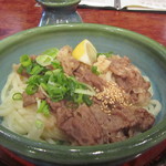 讃岐の味 塩がま屋 - 讃岐うどんぶっかけ 太麺・温