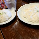 スープカリー ばぐばぐ - ライス中と小