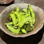 旬菜炭焼 玉河 - 枝豆350円