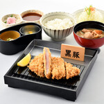 Kagoshima black pork fillet Pork Cutlet set