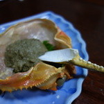 札幌 かに本家 - カニすきのサービス品としてカニ味噌がついてます。