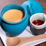 炭火と笑いの台所 とりすけ 難波本店 - 【限定】自家製とろ～りとりすけプリン