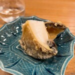 食堂 みやざき - 鮑の天ぷら