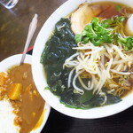 一寛 - ワカメラーメン＆半カレー